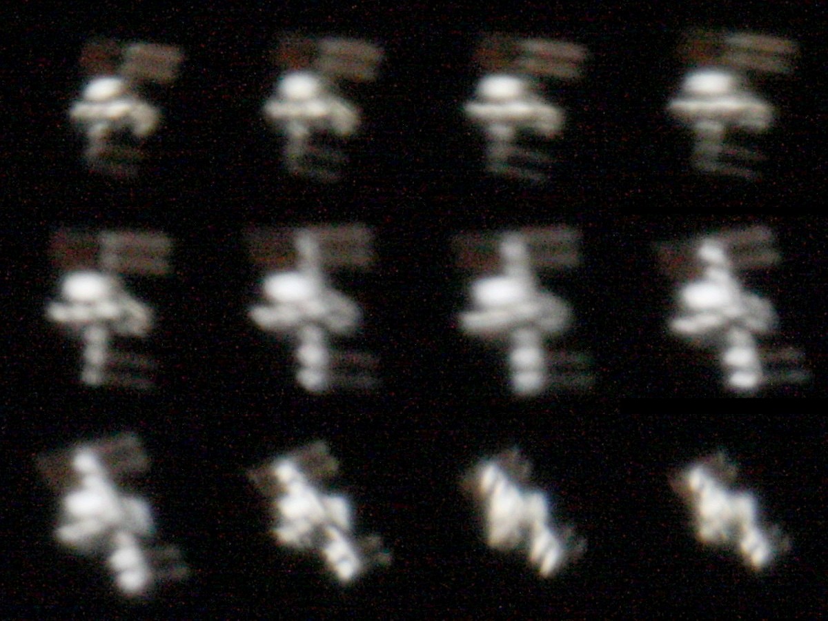 ISS and STS119, mosaic