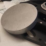 Aluminium disc ordered for the collimation ring